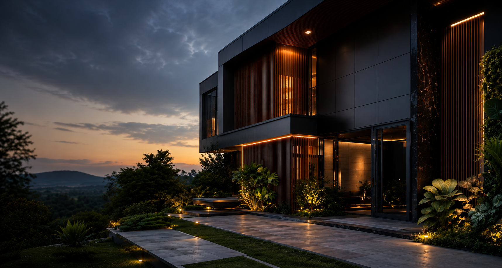 Edifício contemporâneo com envelope de alto padrão